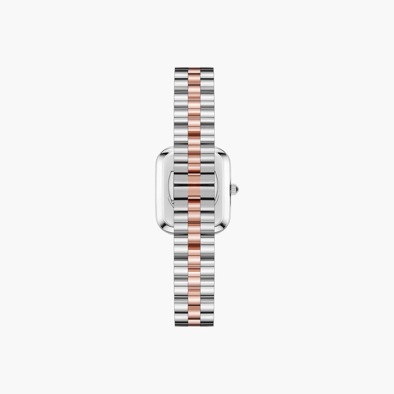 OMAX Square Dial Women's Watch with Rose Gold Accents - Image 2